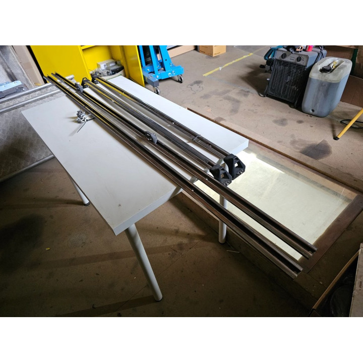 Komplette Dachreeling-Einheit chrom Cherokee XJ