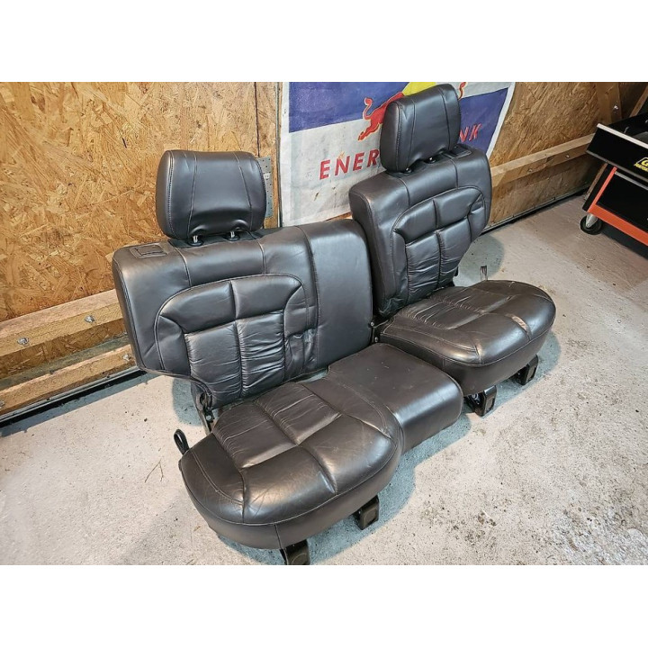 Komplette Leder Rückbank schwarz Grand Cherokee WJ