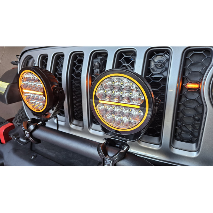 LED-Zusatzscheinwerfer-Set "Siberia XPA" 7'' mit E-Prüfzeichen Strands