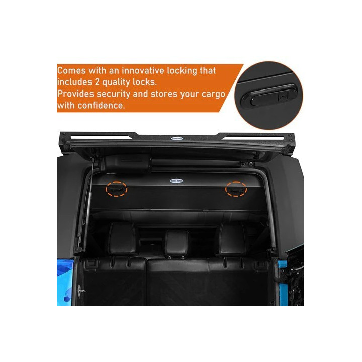 Rear Storage Lock-Box HookeRoad JK 4-Door