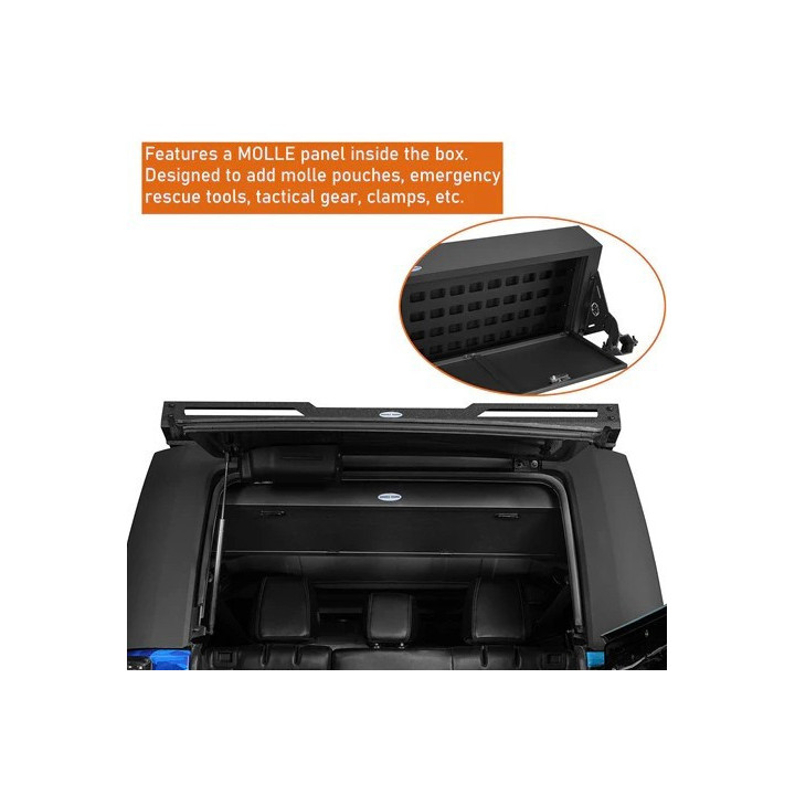 Rear Storage Lock-Box HookeRoad JK 4-Door