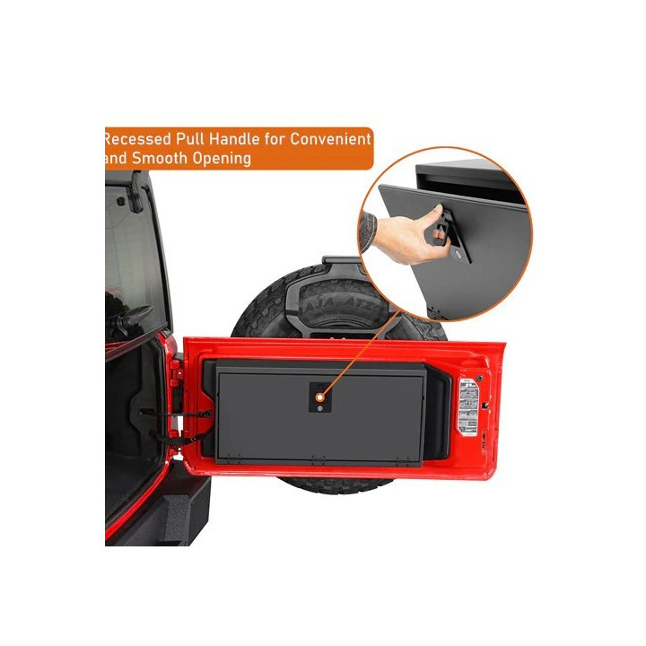 Tailgate Storage Lock-Box HookeRoad Wrangler JL