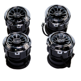 Lüftungsdüsen-Set "G-Wagon Style" chrom 4-Teilig