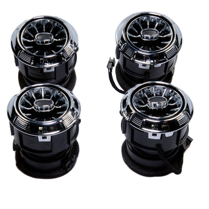 Lüftungsdüsen-Set "G-Wagon Style" chrom 4-Teilig