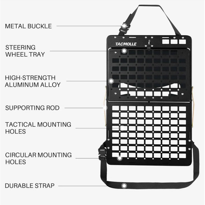Multi-Function Backseat Molle Panel TacMolle