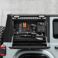 Rear Side-Window Storage Box mit Molle-Panel TacMolle Wrangler JLU
