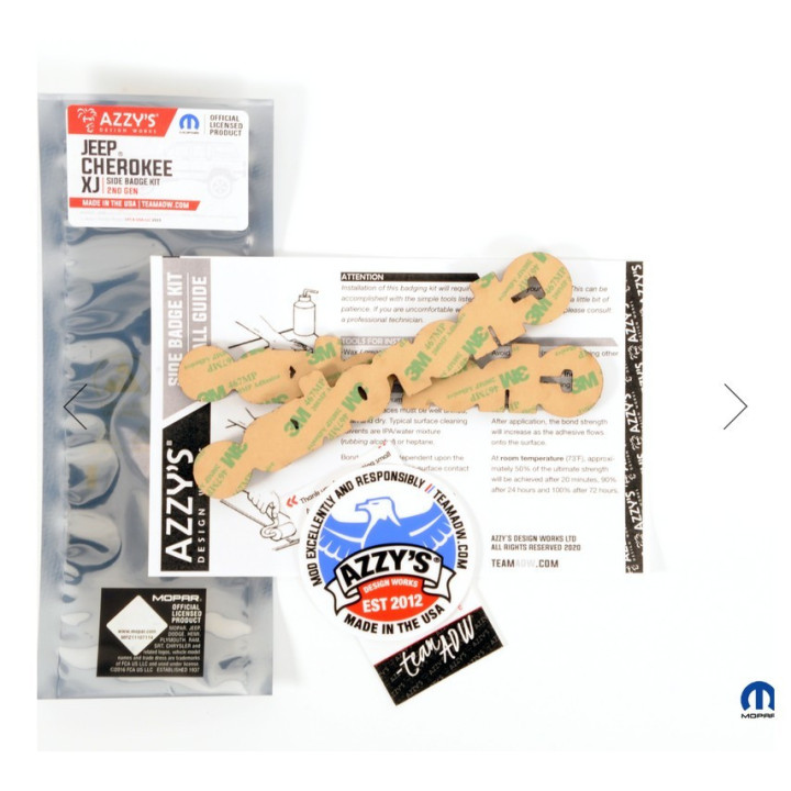 Cherokee XJ Badge Kit (Gen 2)