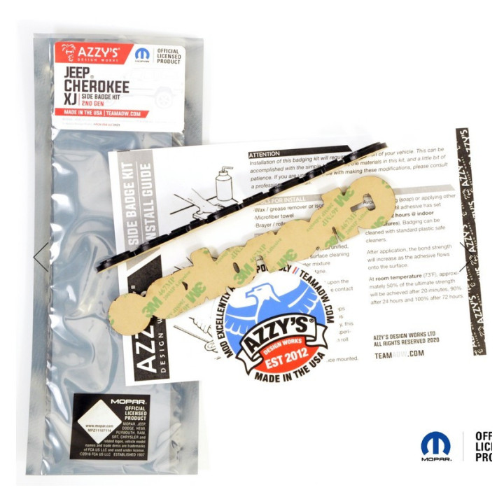 Cherokee XJ Badge Kit (Gen 2)