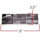 Wrangler JL Data Plate