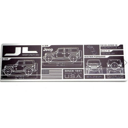 Wrangler JL Data Plate