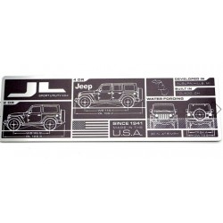 Wrangler JL Data Plate