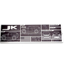 Wrangler JK Data Plate