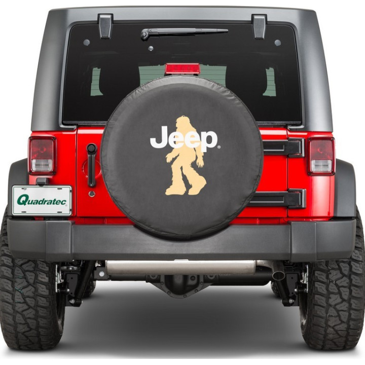 Reserveradabdeckung Stoff "Jeep Sasquatch" Quadratec