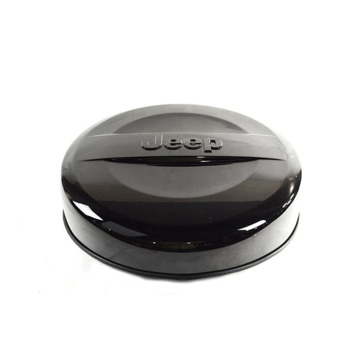 Abschliessbares Reserverad-Cover Hartplastik schwarz / chrom Wrangler JL