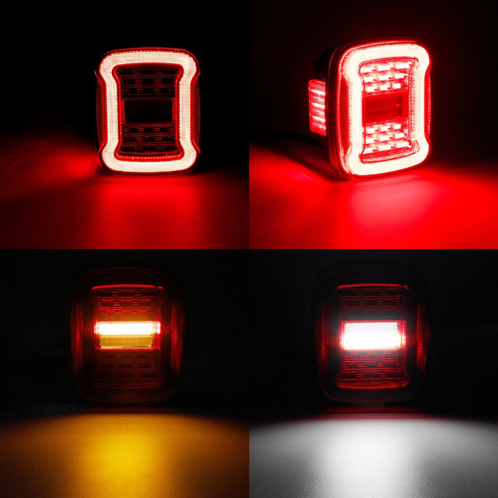LED Rückleuchten Set mit E-Prüfzeichen Rot