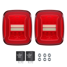 LED Rückleuchten Set mit E-Prüfzeichen Rot
