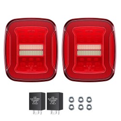 LED Rückleuchten Set mit E-Prüfzeichen Rot