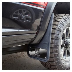 Universal Kotschutzlappen-Set vorne Heavy Duty mit RAM-Logo Plasticolor