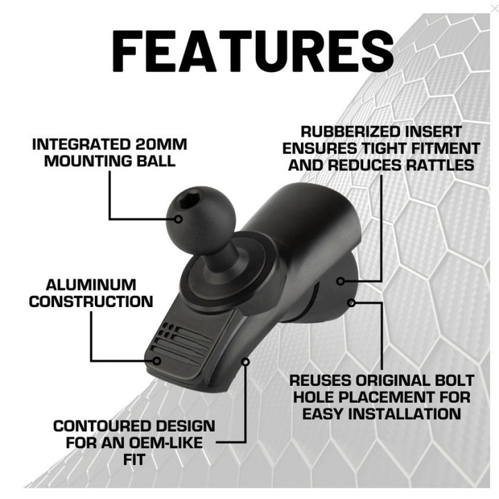 A-Pillar Grab-Bar Mount BulletPoint