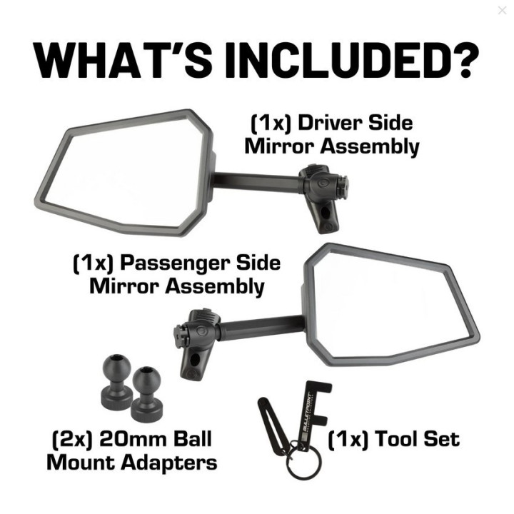 A-Pillar Mirror Kit Bulletpoint Jg. 18-23
