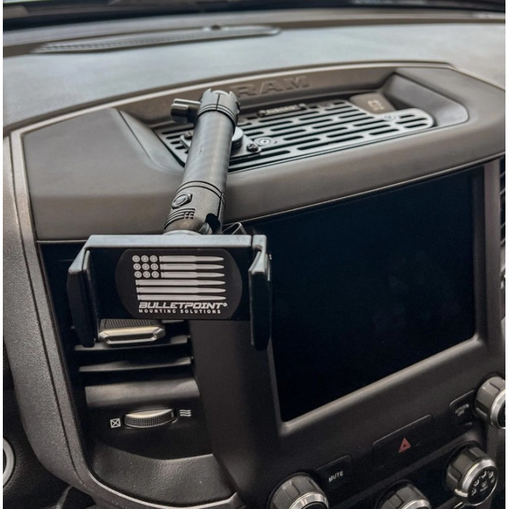 Dash-Mount Plattform mit 2 Smartphone-Haltern BulletPoint