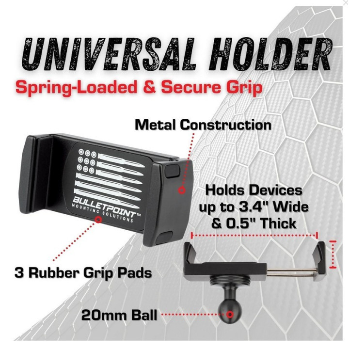 Dual Dash-Mount mit 2 Smartphone-Haltern BulletPoint