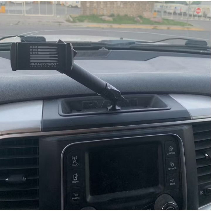 Single Dash-Mount mit XL Phone-Halter BulletPoint