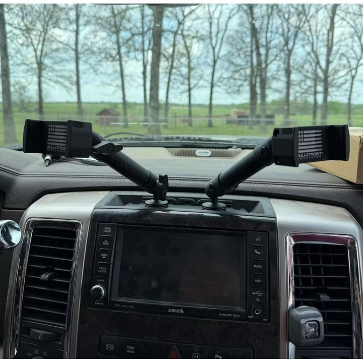 Single Dash-Mount mit XL Phone-Halter BulletPoint