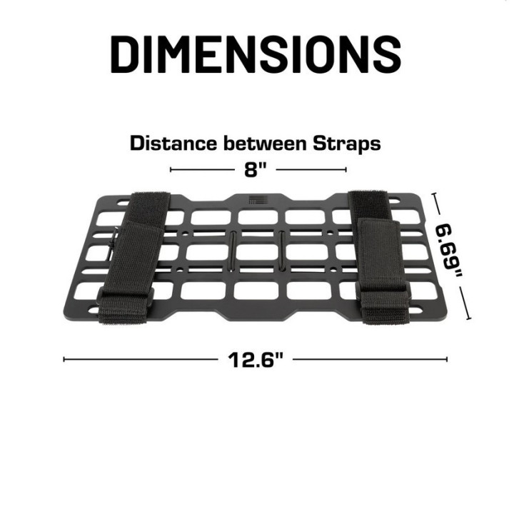 Sunvisor Molle-Panel RubiGrid