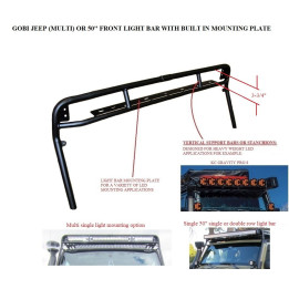 Frontrahmen / Light-Mount Gobi Jeep Wrangler 392
