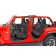 Sitzbezüge "Jeep" DiverDown Wrangler JL 4-Door ab Jg. 18 mit Rückbank-Armlehne