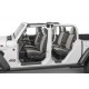 Sitzbezüge "Jeep" DiverDown Wrangler Gladiator ab Jg. 18 mit Rückbank-Armlehne