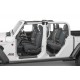 Sitzbezüge "Jeep" DiverDown Wrangler Gladiator ab Jg. 18 mit Rückbank-Armlehne