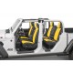 Sitzbezüge "Jeep" DiverDown Wrangler Gladiator ab Jg. 18 mit Rückbank-Armlehne