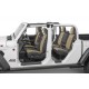 Sitzbezüge "Jeep" DiverDown Wrangler Gladiator ab Jg. 18 mit Rückbank-Armlehne