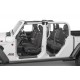 Sitzbezüge "Jeep" DiverDown Wrangler Gladiator ab Jg. 18 mit Rückbank-Armlehne