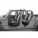Sitzbezüge "Jeep" DiverDown Wrangler Gladiator ab Jg. 18 ohne Rückbank-Armlehne