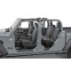 Sitzbezüge "Jeep" DiverDown Wrangler Gladiator ab Jg. 18 ohne Rückbank-Armlehne