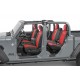Sitzbezüge "Jeep" DiverDown Wrangler Gladiator ab Jg. 18 ohne Rückbank-Armlehne