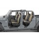 Sitzbezüge "Jeep" DiverDown Wrangler Gladiator ab Jg. 18 ohne Rückbank-Armlehne
