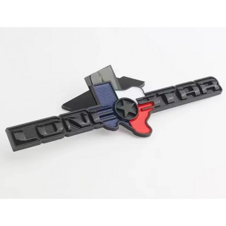 Emblem "Lone Star" schwarz oder chrom