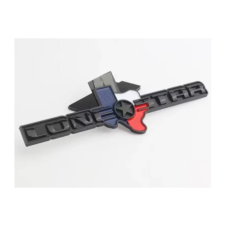 Emblem "Lone Star" schwarz oder chrom