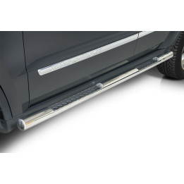 Sidesteps chrom mit Riffelblech Jeep Grand Cherokee (WK1 Jg. 11-14) Steeler