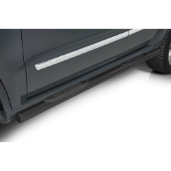 Sidesteps schwarz mit Kunststofftritt Jeep Grand Cherokee (WK1 Jg. 11-14) Steeler