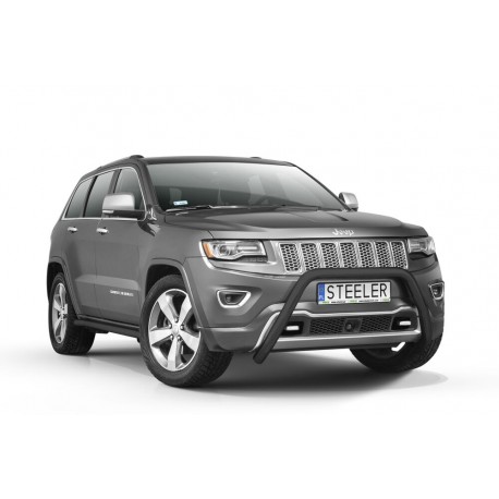 Frontbügel schwarz Jeep Grand Cherokee (WK2 Jg. 15-21) Steeler mit CH-Zulassung