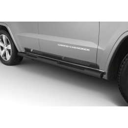 Sidesteps schwarz mit Riffelblech Jeep Grand Cherokee (WK2 Jg. 15-21) Steeler