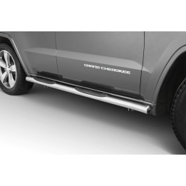 Sidesteps chrom mit Kunststofftritt Jeep Grand Cherokee (WK2 Jg. 15-21) Steeler
