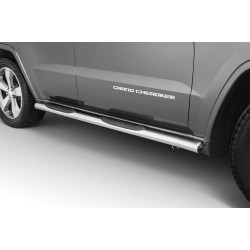 Sidesteps chrom mit Kunststofftritt Jeep Grand Cherokee (WK2 Jg. 15-21) Steeler