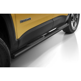Sidesteps schwarz mit Kunststofftritt Steeler