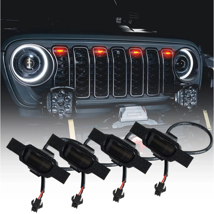 Pre-Runner Lights Oracle (4 Stk.) JL & Gladiator ab Jg. 24